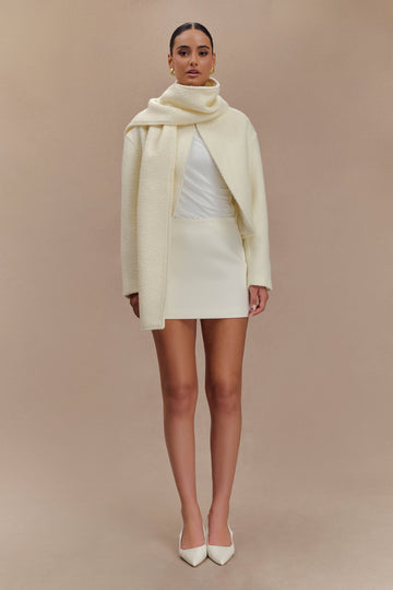 Bree Scarf And Jacket - Ivory
